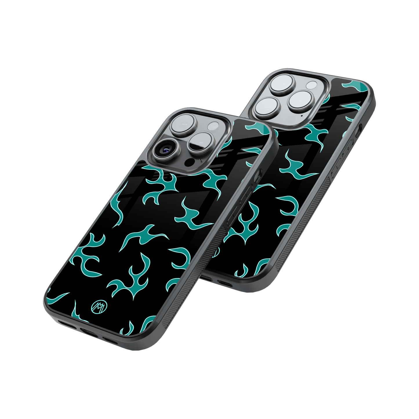Protective Glass Back Phone Case Compatible with iPhone, Samsung, OnePlus, Pixel & More