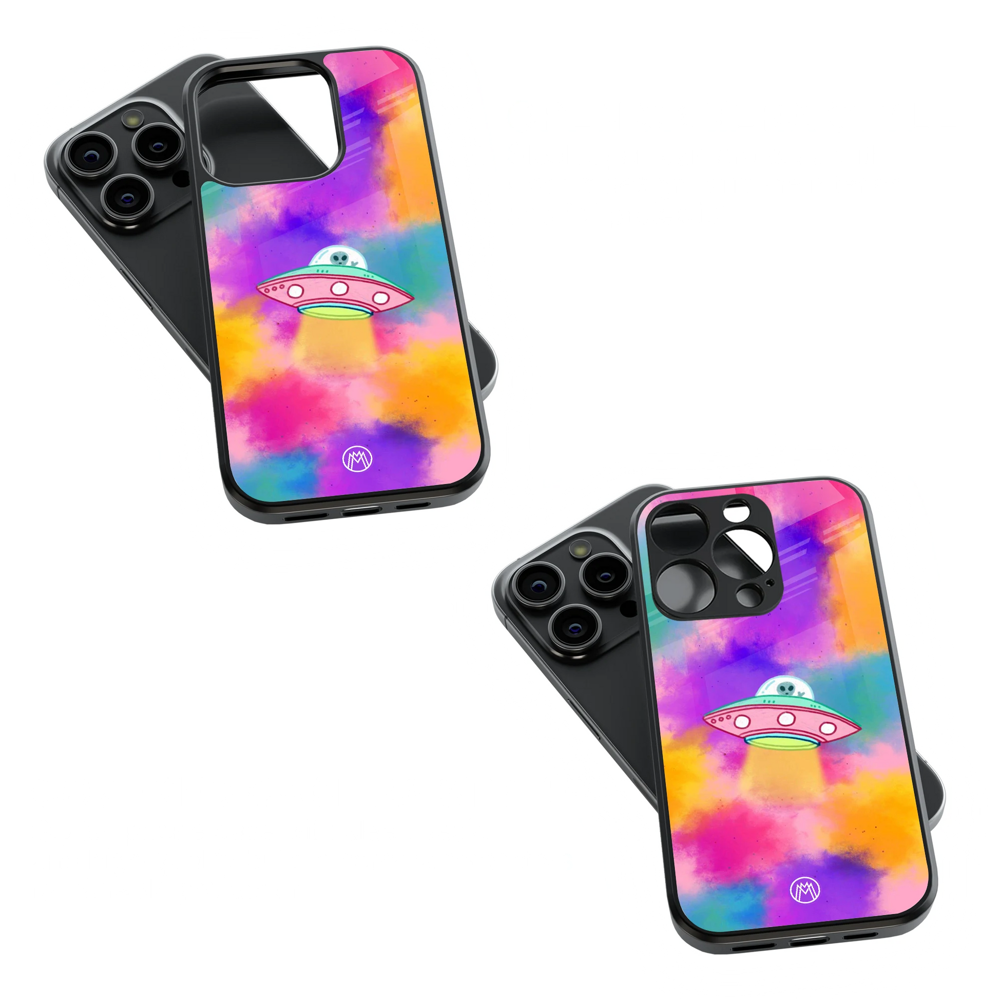 Trendy Glass Back Mobile Case for iPhone, Samsung, Redmi, OnePlus, Google Pixel, Motorola