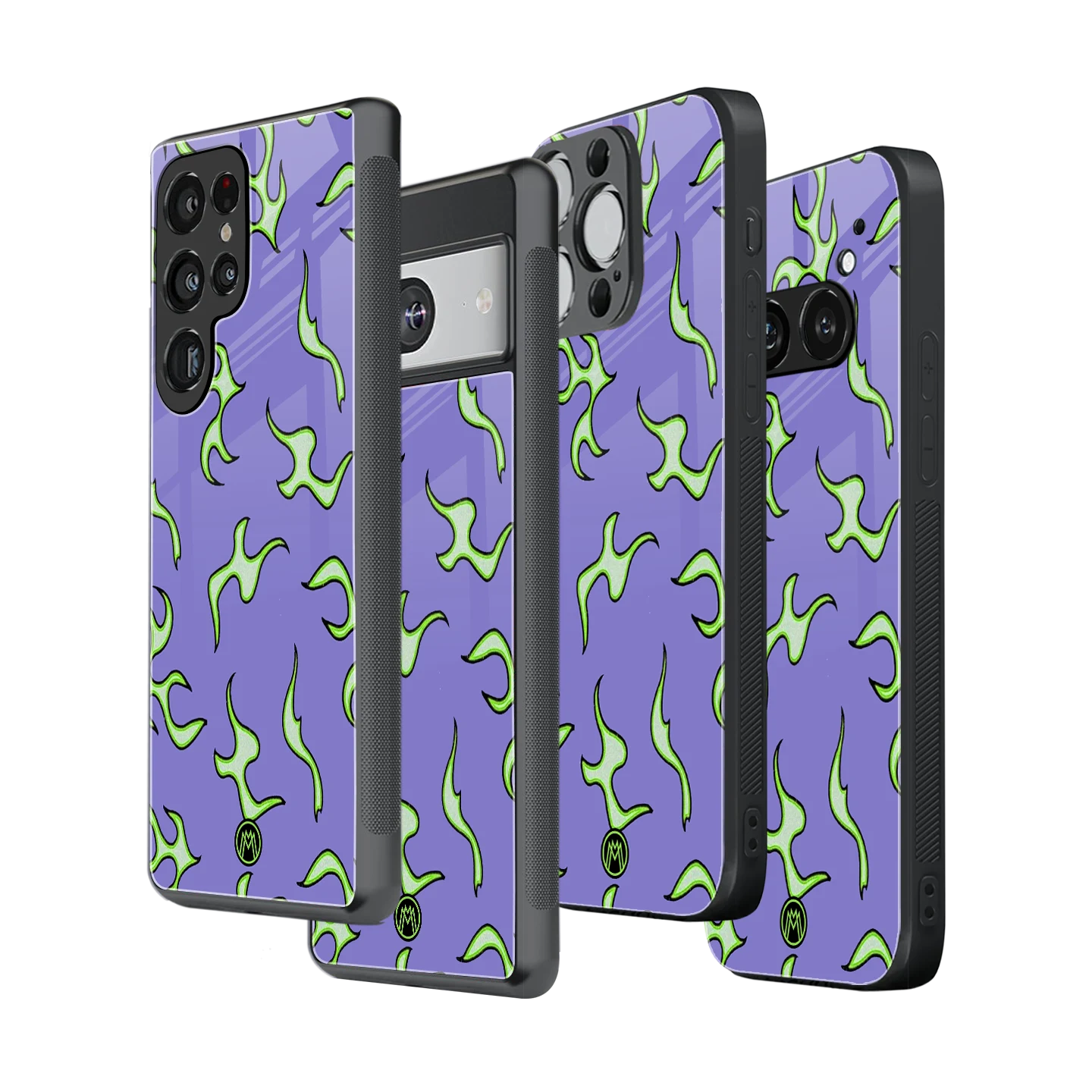 Stylish Glass Back Case for All Smartphones โ iPhone, Samsung, OnePlus, Pixel, Redmi, Oppo, Vivo, Motorola