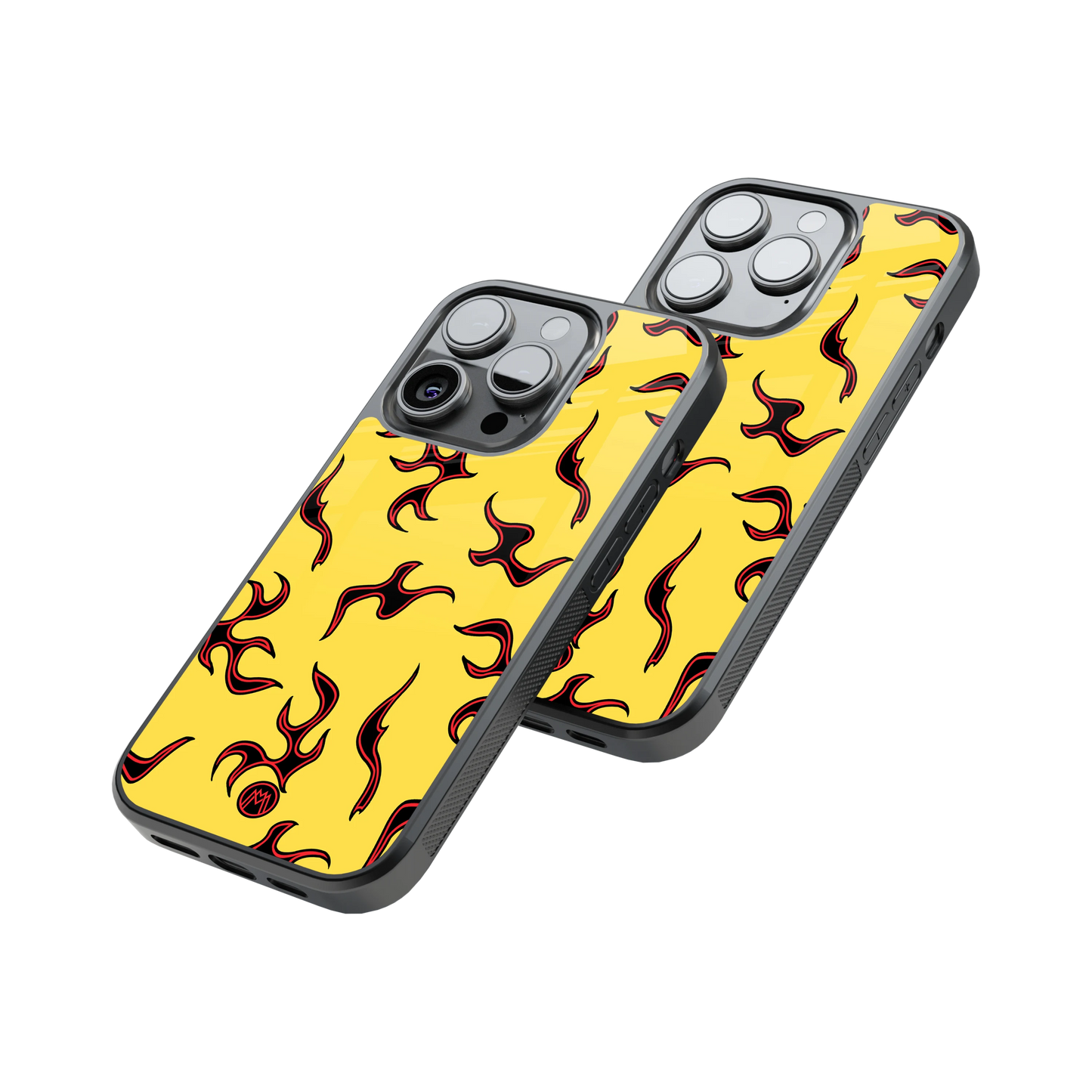 Protective Glass Back Phone Case Compatible with iPhone, Samsung, OnePlus, Pixel & More