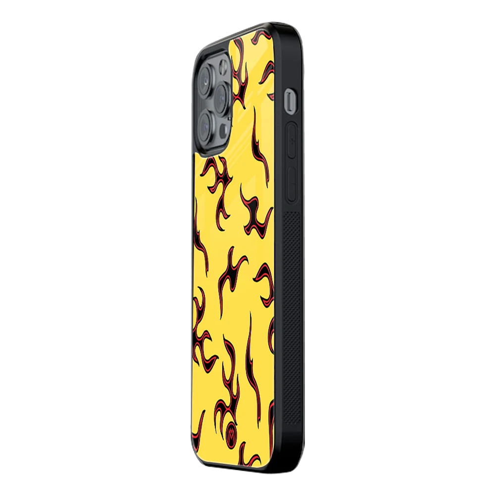 Slim Glass Back Phone Case for Multiple Brands โ iPhone, Samsung, Redmi, OnePlus, Oppo, Vivo