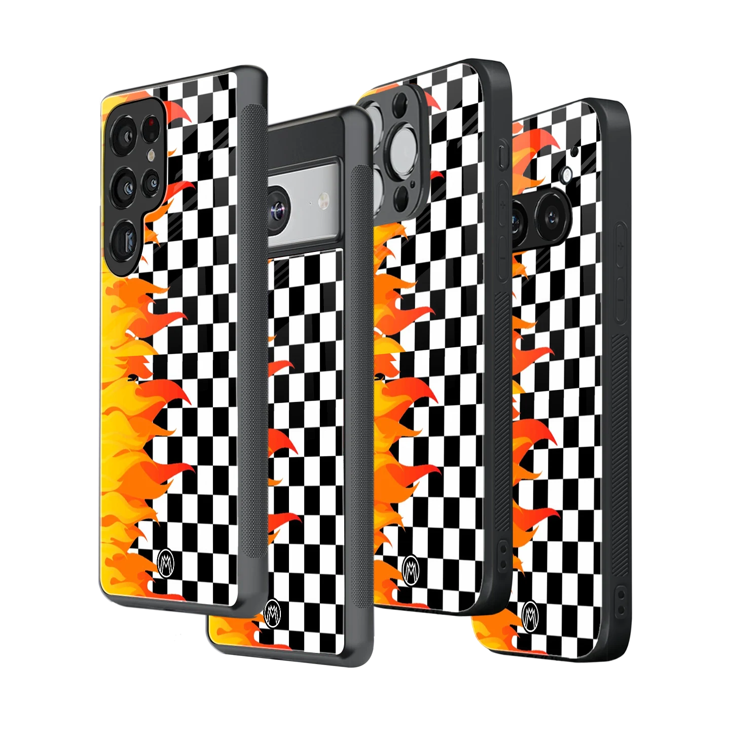 Stylish Glass Back Case for All Smartphones โ iPhone, Samsung, OnePlus, Pixel, Redmi, Oppo, Vivo, Motorola