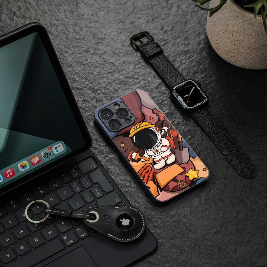Lil Spaceman Phone Cover | Glass Case