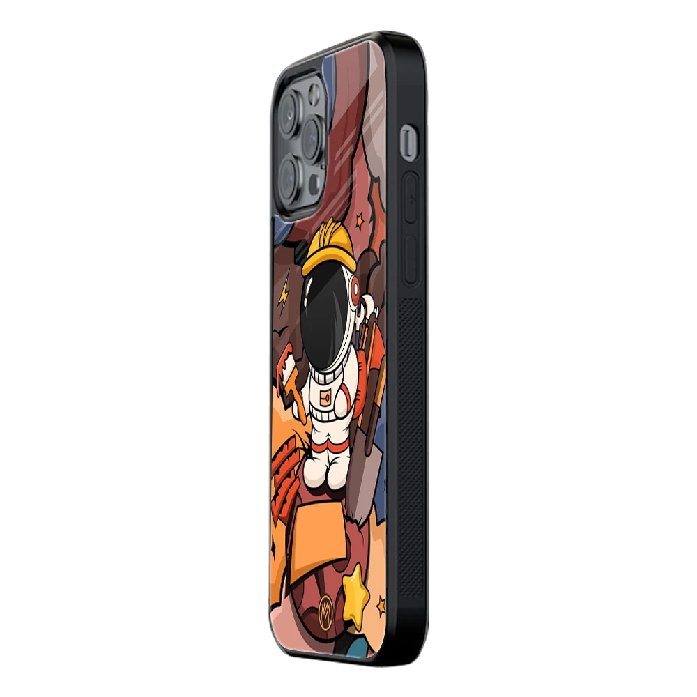 Slim Glass Back Phone Case for Multiple Brands โ iPhone, Samsung, Redmi, OnePlus, Oppo, Vivo