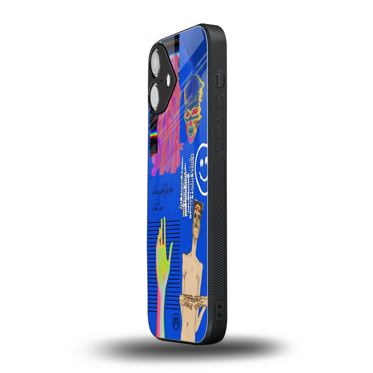 lip love back phone cover | glass case for iphone 16 plus