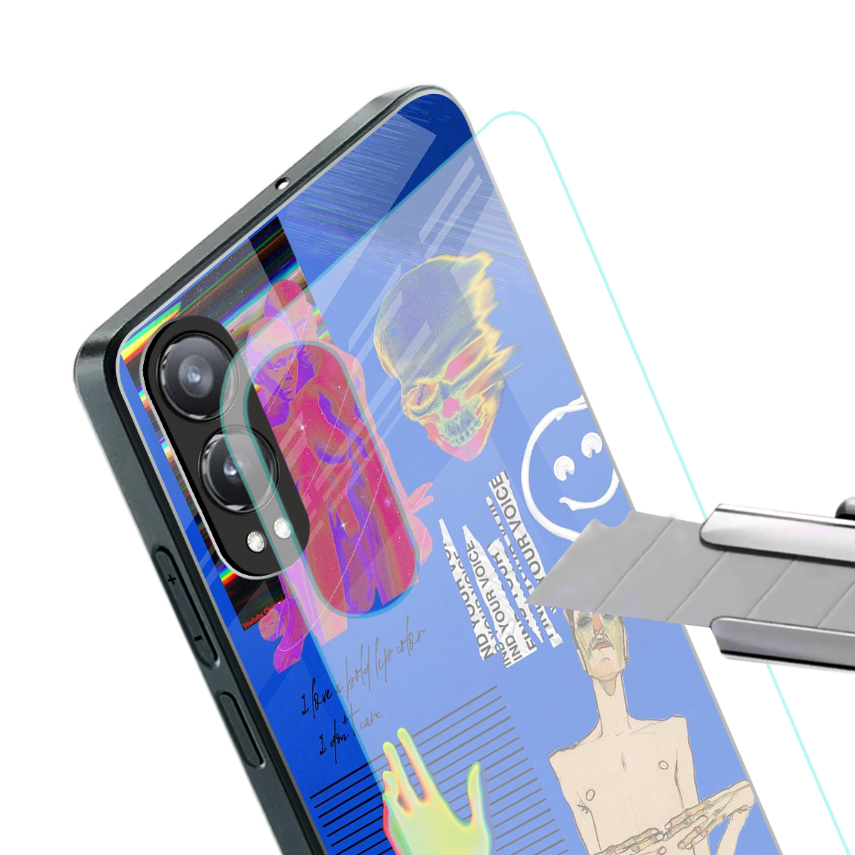 lip love back phone cover | glass case for oneplus nord ce 4 lite