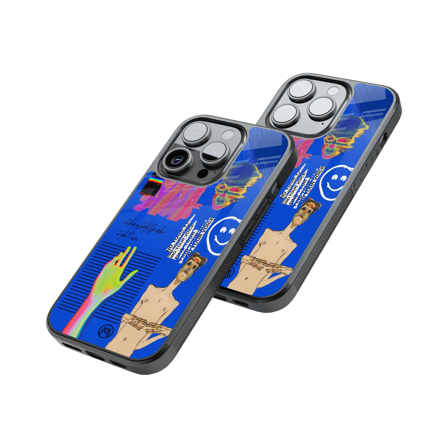 Protective Glass Back Phone Case Compatible with iPhone, Samsung, OnePlus, Pixel & More