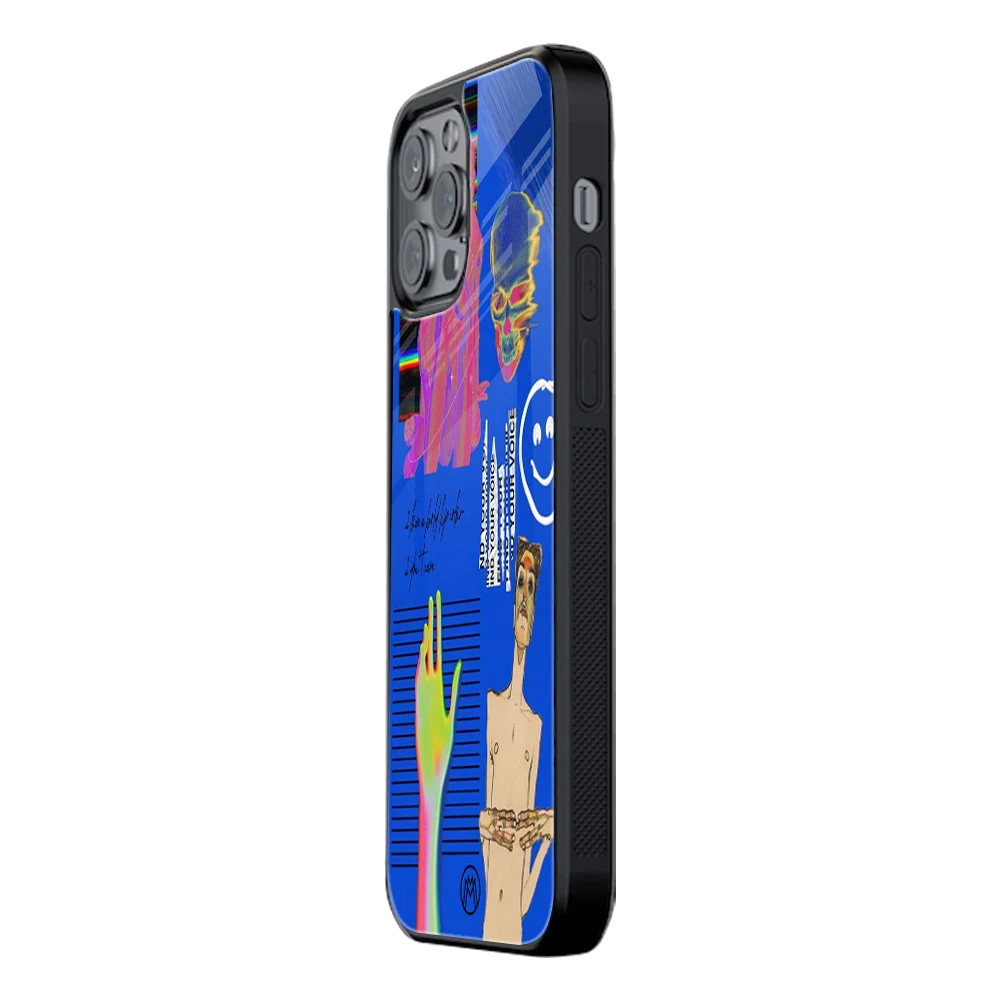 Slim Glass Back Phone Case for Multiple Brands โ iPhone, Samsung, Redmi, OnePlus, Oppo, Vivo