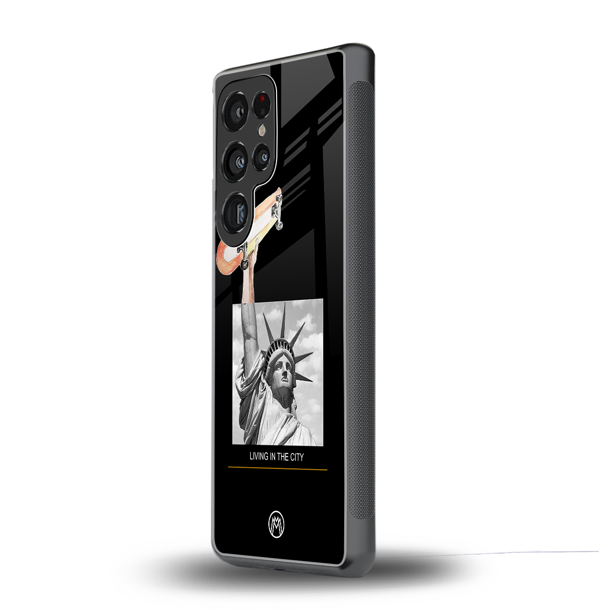 living in the city back phone cover | glass case for samsung galaxy s25 ultra