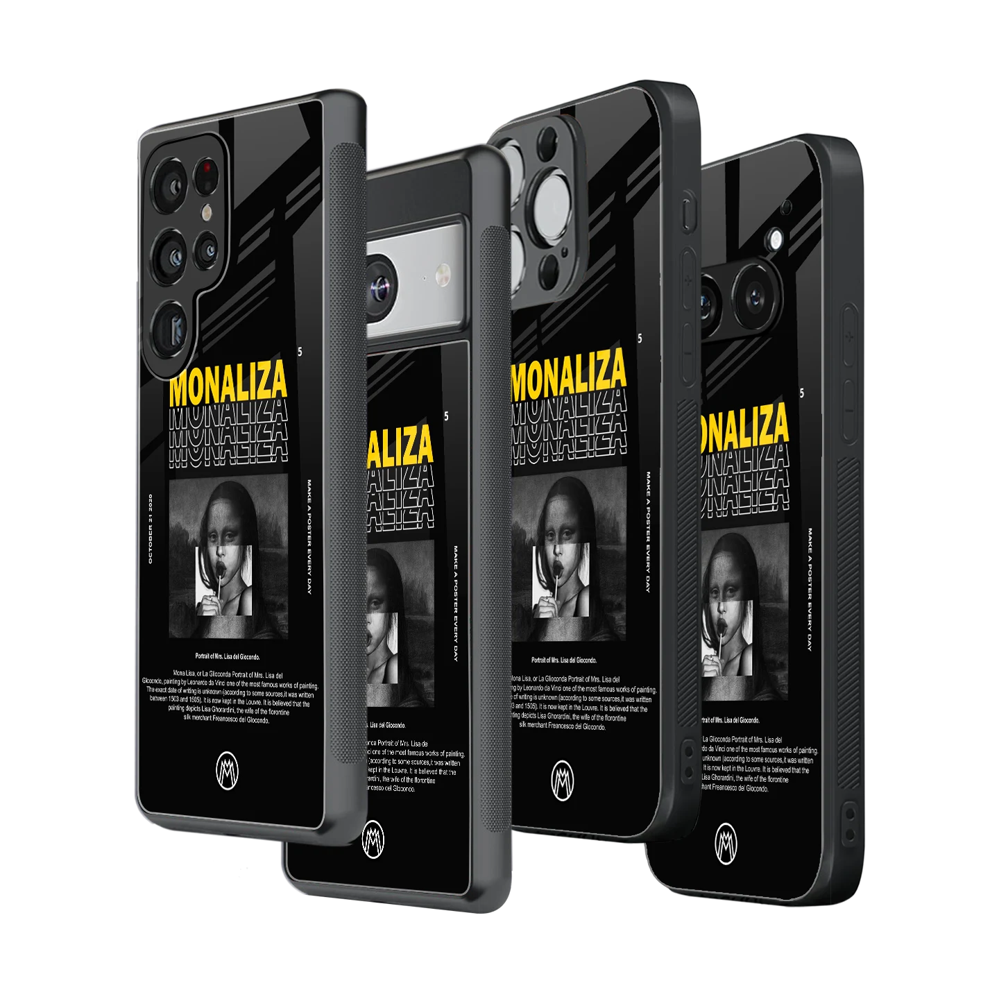 Stylish Glass Back Case for All Smartphones โ iPhone, Samsung, OnePlus, Pixel, Redmi, Oppo, Vivo, Motorola