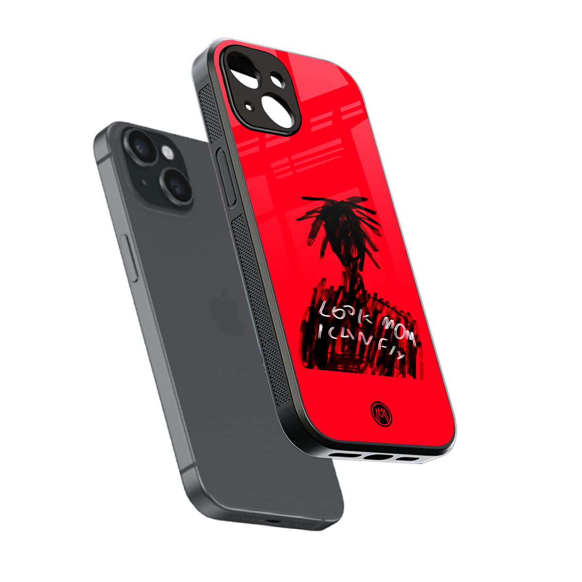 look mom i can fly back phone cover | glass case for iphone 13 mini