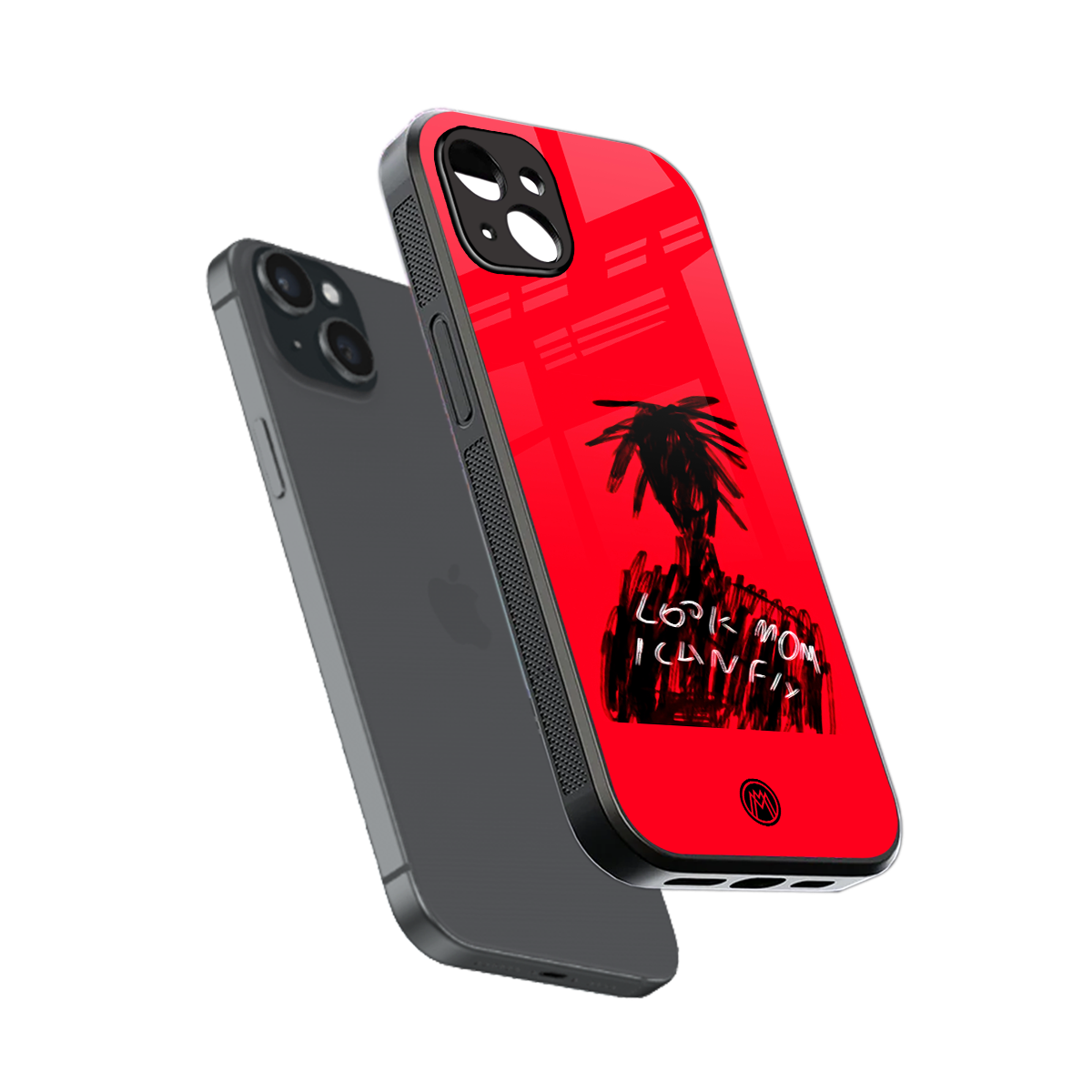 look mom i can fly back phone cover | glass case for iphone 15 plus