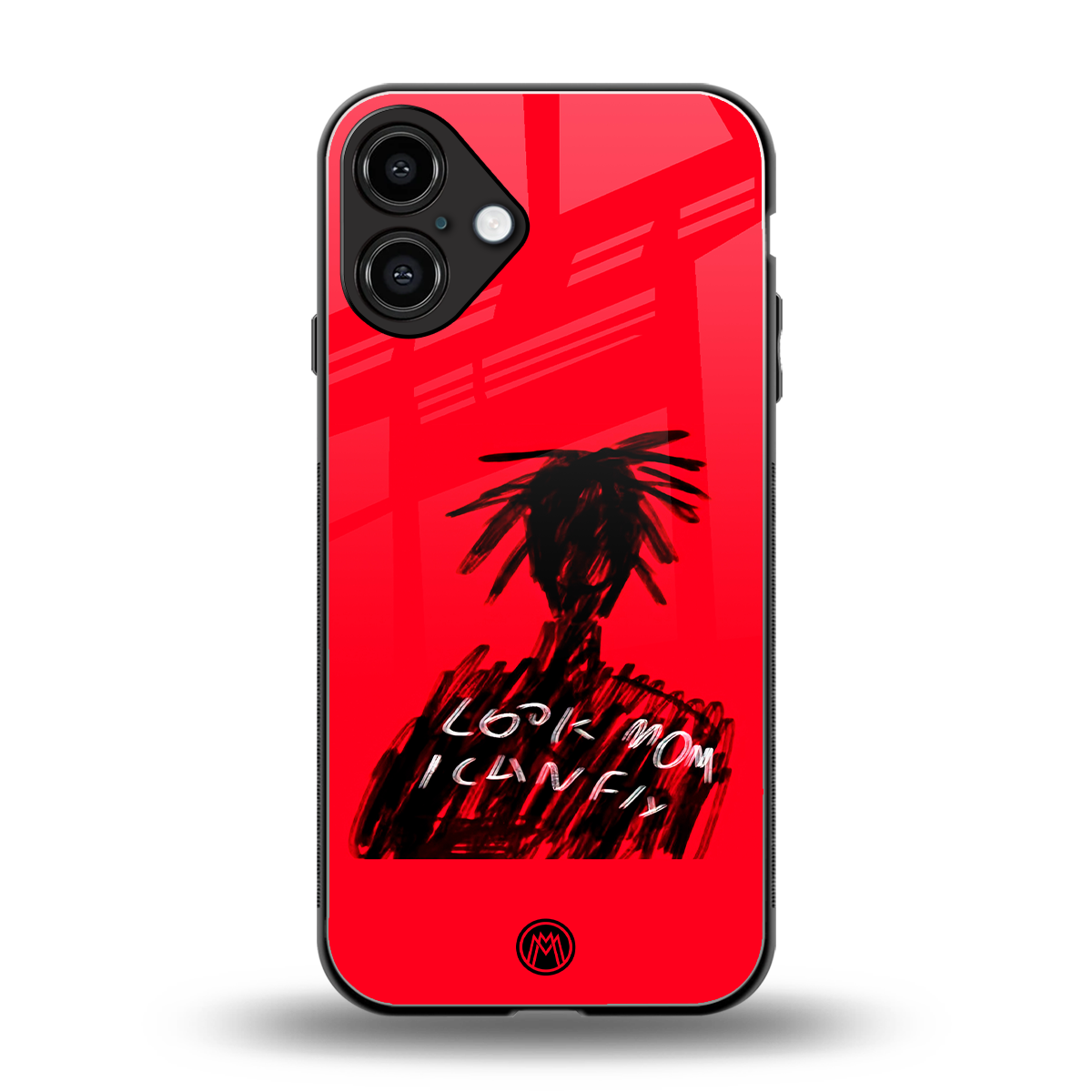 look mom i can fly back phone cover | glass case for iphone 16 plus