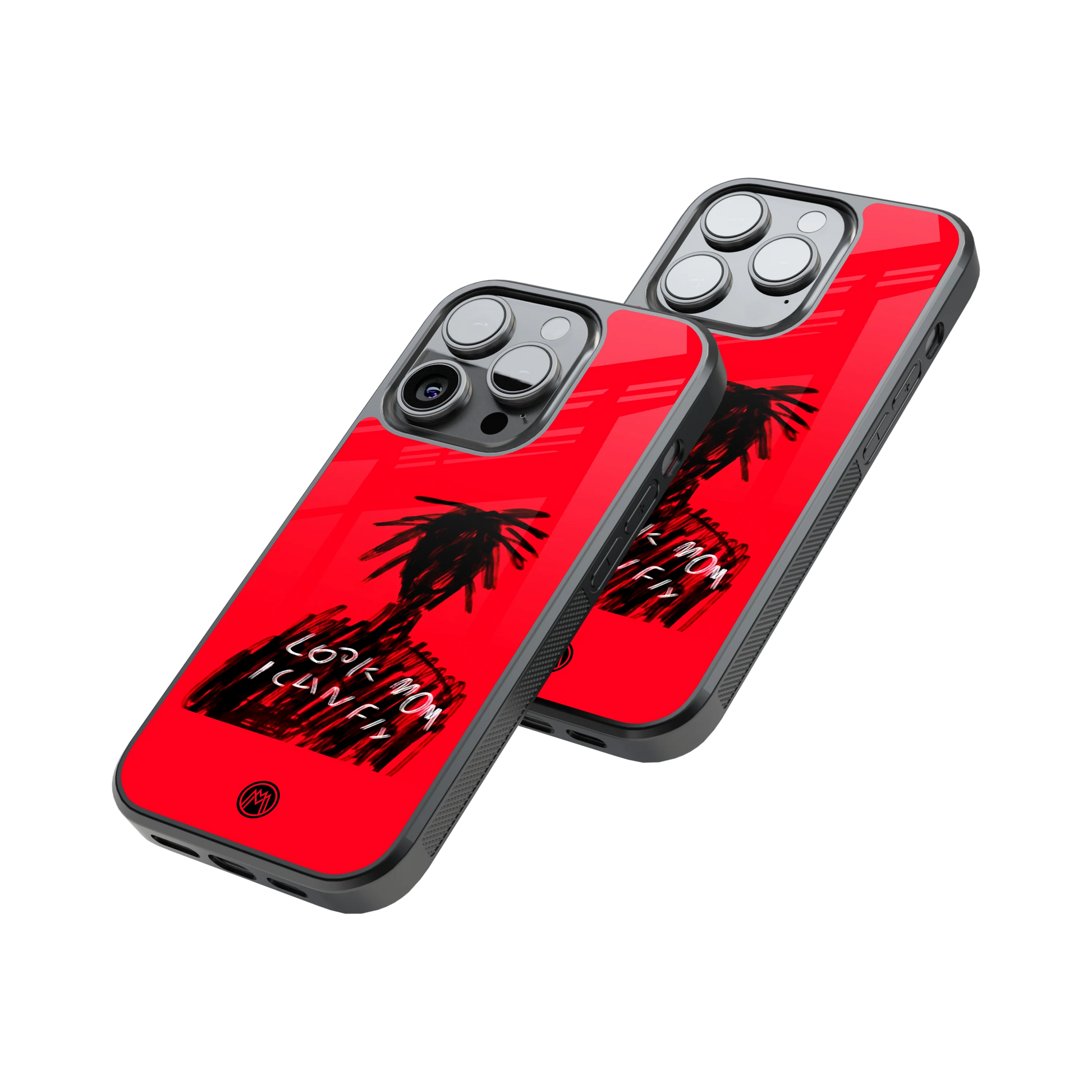 Protective Glass Back Phone Case Compatible with iPhone, Samsung, OnePlus, Pixel & More