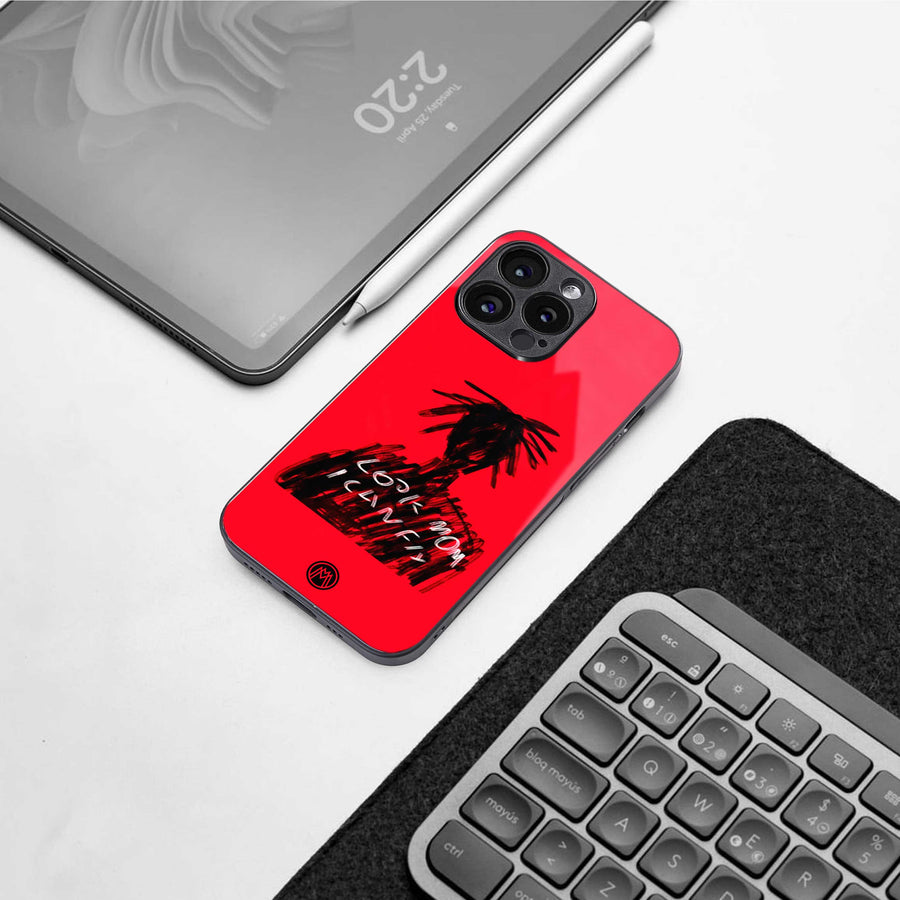 Look Mom I Can Fly Phone Cover | Glass Case