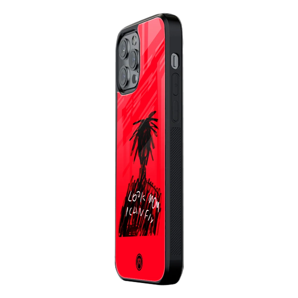 Slim Glass Back Phone Case for Multiple Brands โ iPhone, Samsung, Redmi, OnePlus, Oppo, Vivo