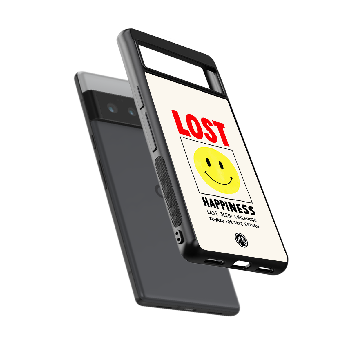 lost happiness back phone cover | glass case for google pixel 6 pro