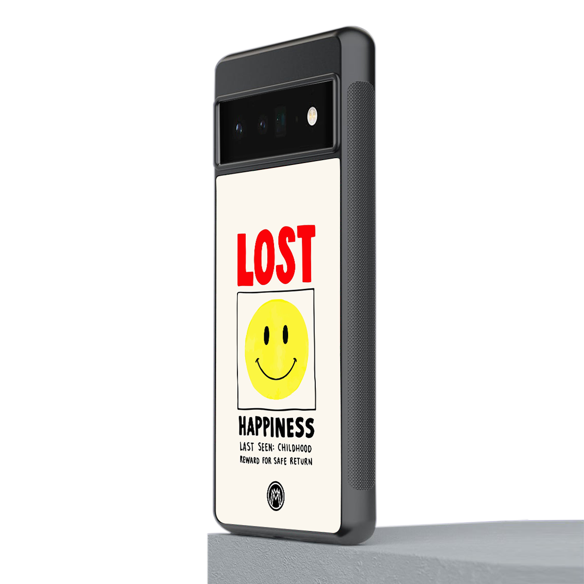 lost happiness back phone cover | glass case for google pixel 6 pro