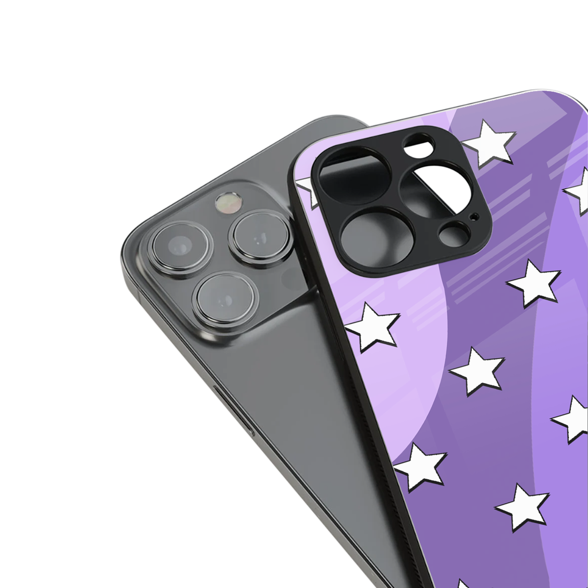 lost in paradise grape edition back phone cover | glass case for iphone 14 pro max