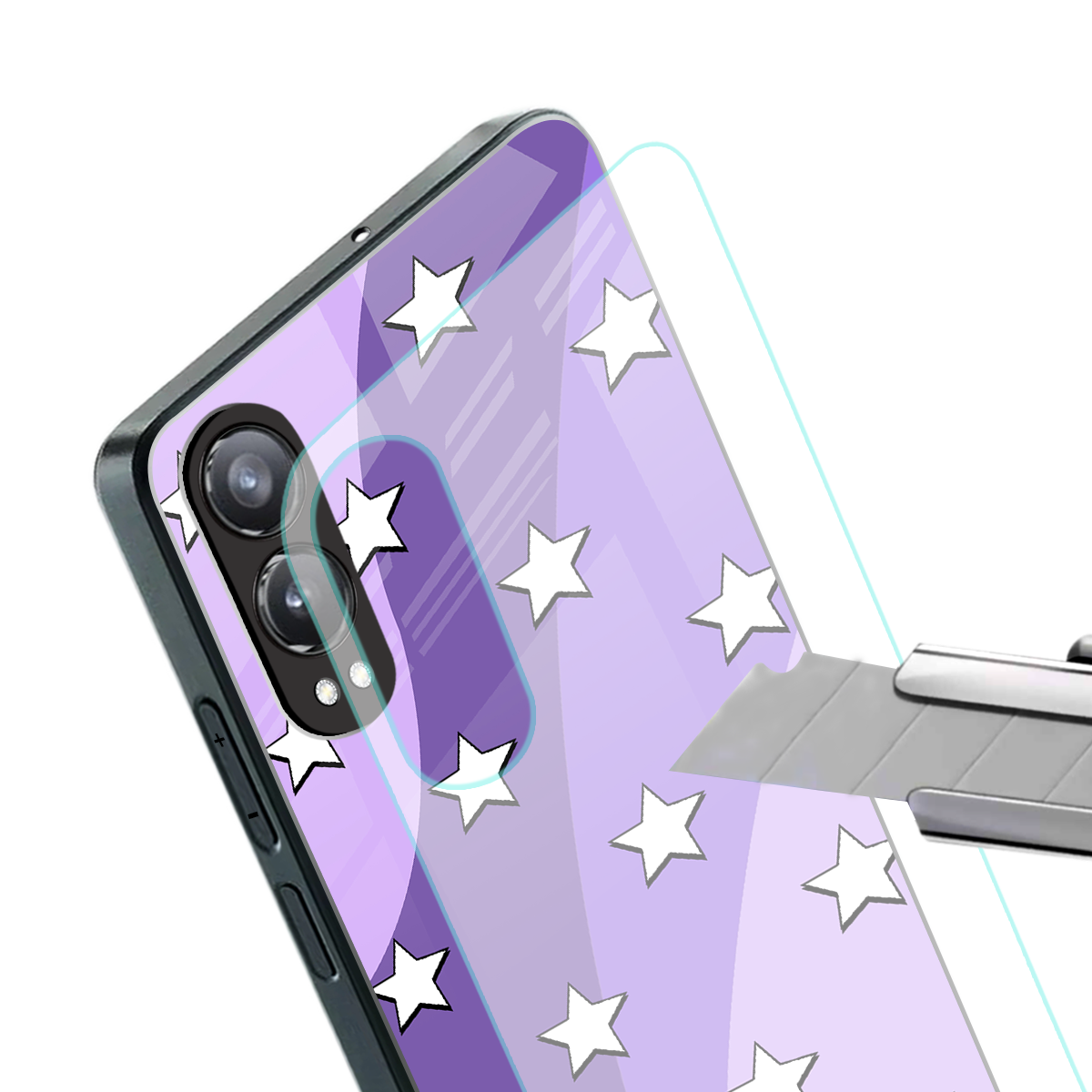 lost in paradise grape edition back phone cover | glass case for oneplus nord ce 4 lite