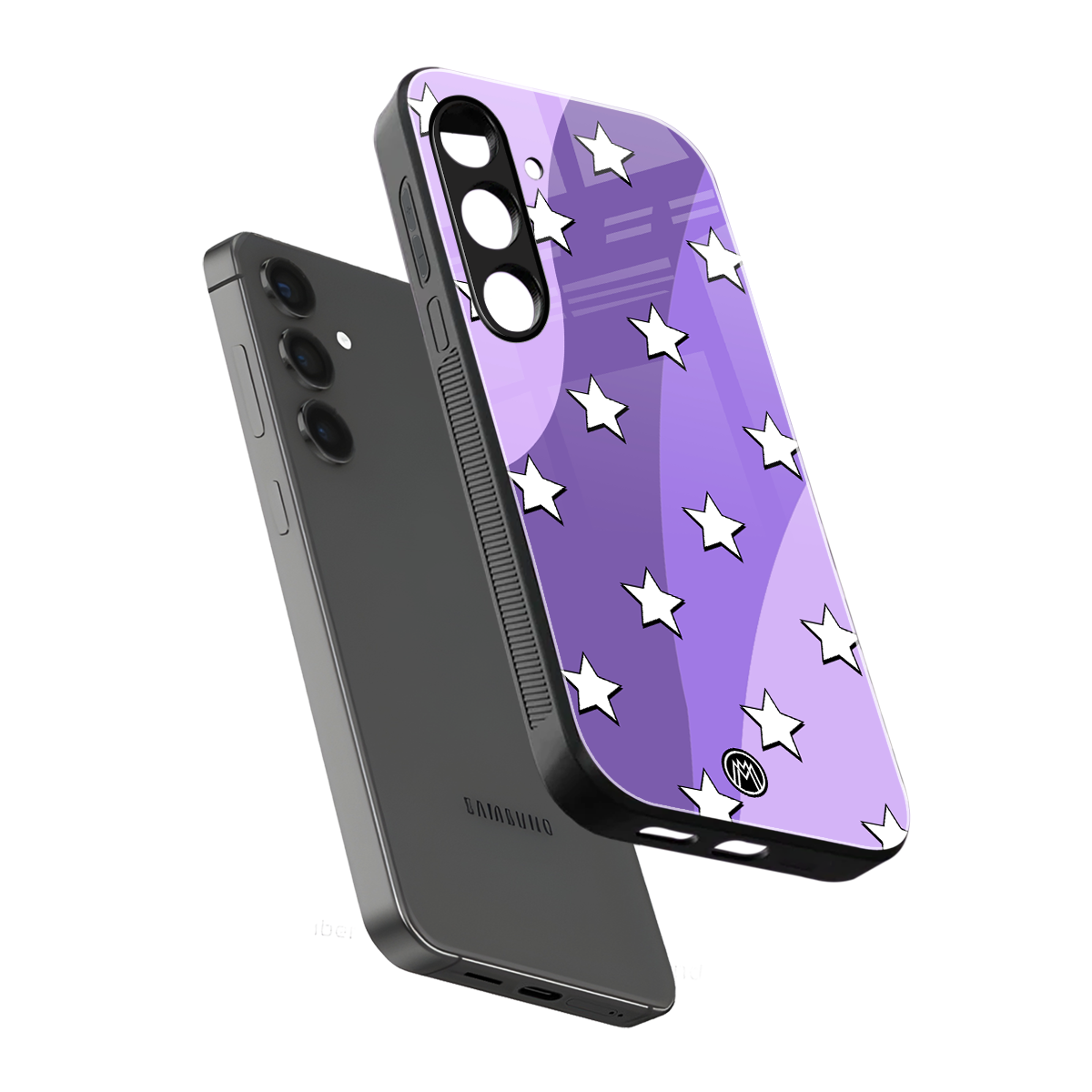 lost in paradise grape edition back phone cover | glass case for samsung galaxy s24 fe