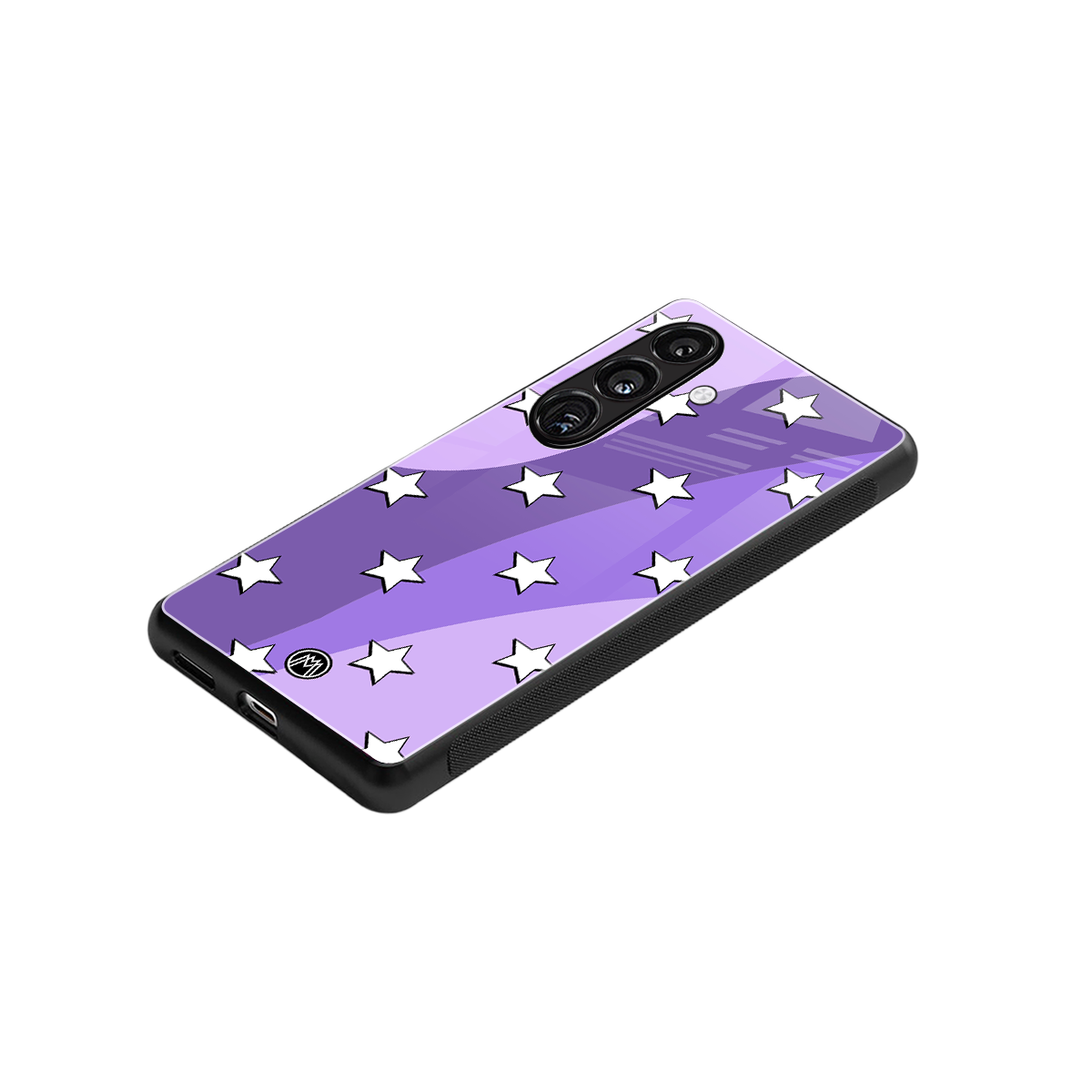 lost in paradise grape edition back phone cover | glass case for samsung galaxy s24 fe