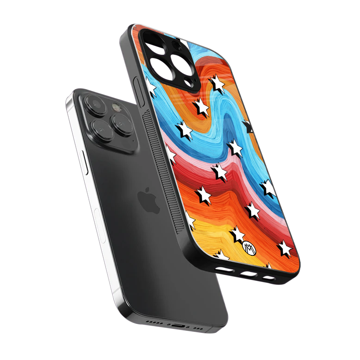 lost in paradise back phone cover | glass case for iphone 14 pro max