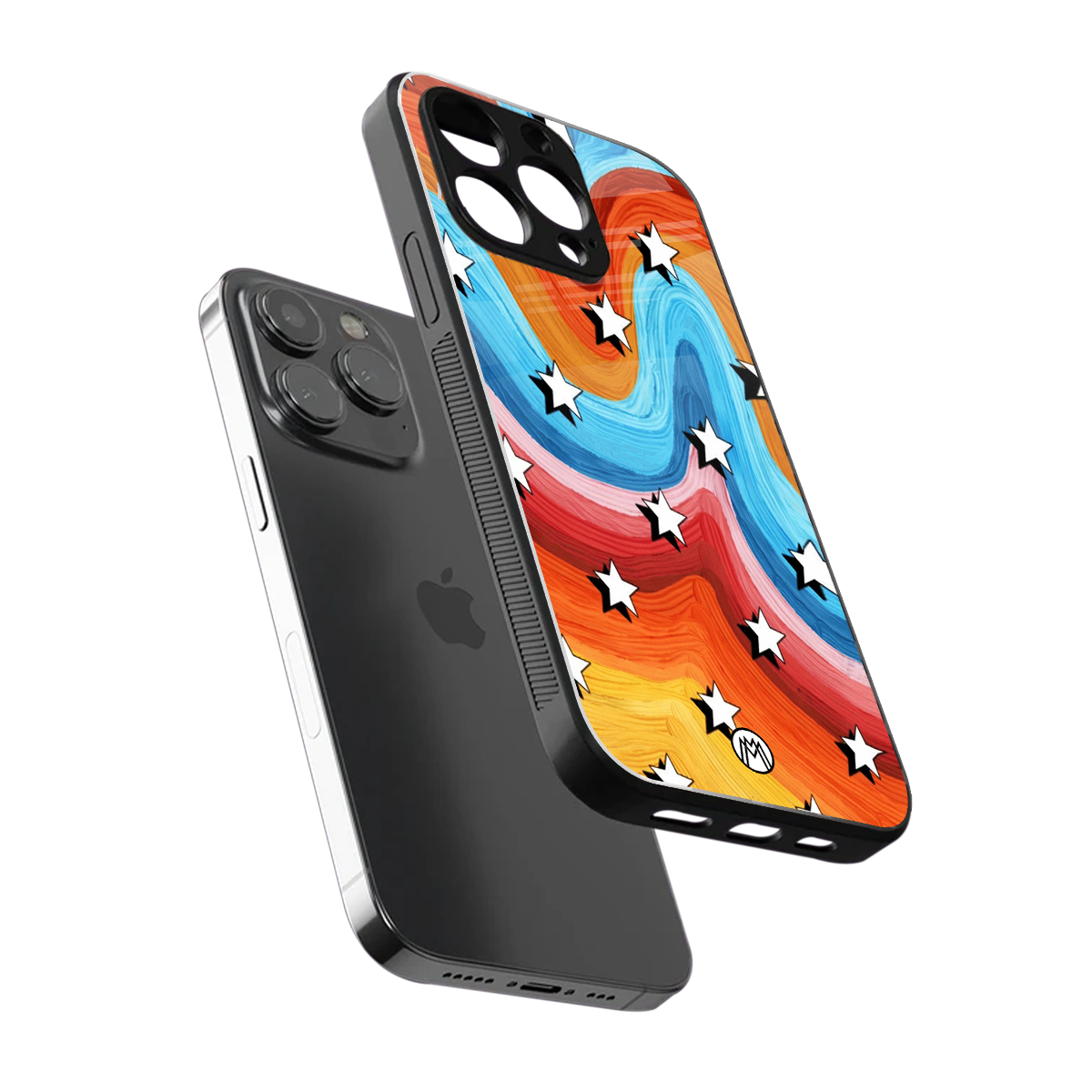lost in paradise back phone cover | glass case for iphone 14 pro