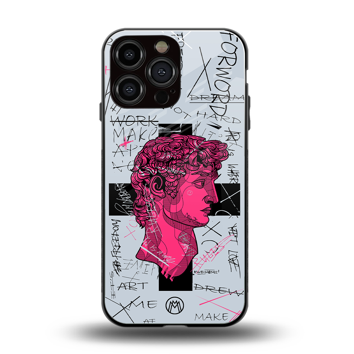 lost in reality david back phone cover | glass case for iphone 14 pro max