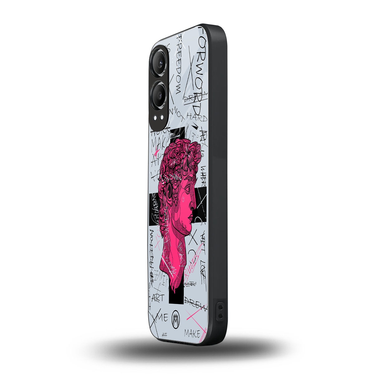 lost in reality david back phone cover | glass case for oneplus nord ce 4 lite