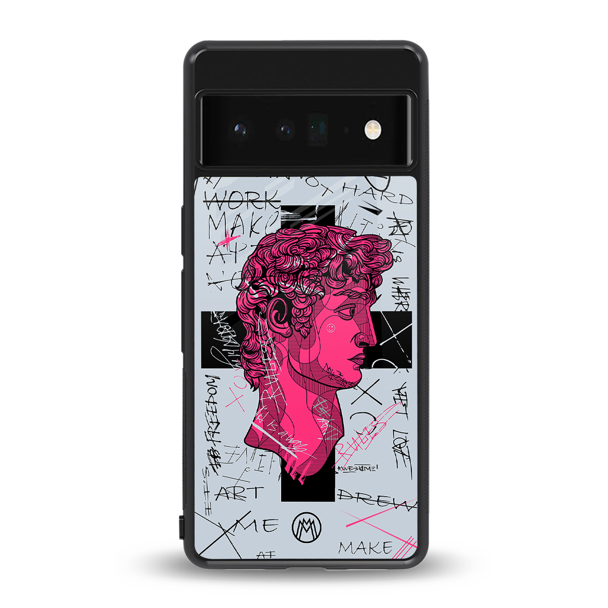 lost in reality david back phone cover | glass case for google pixel 6 pro