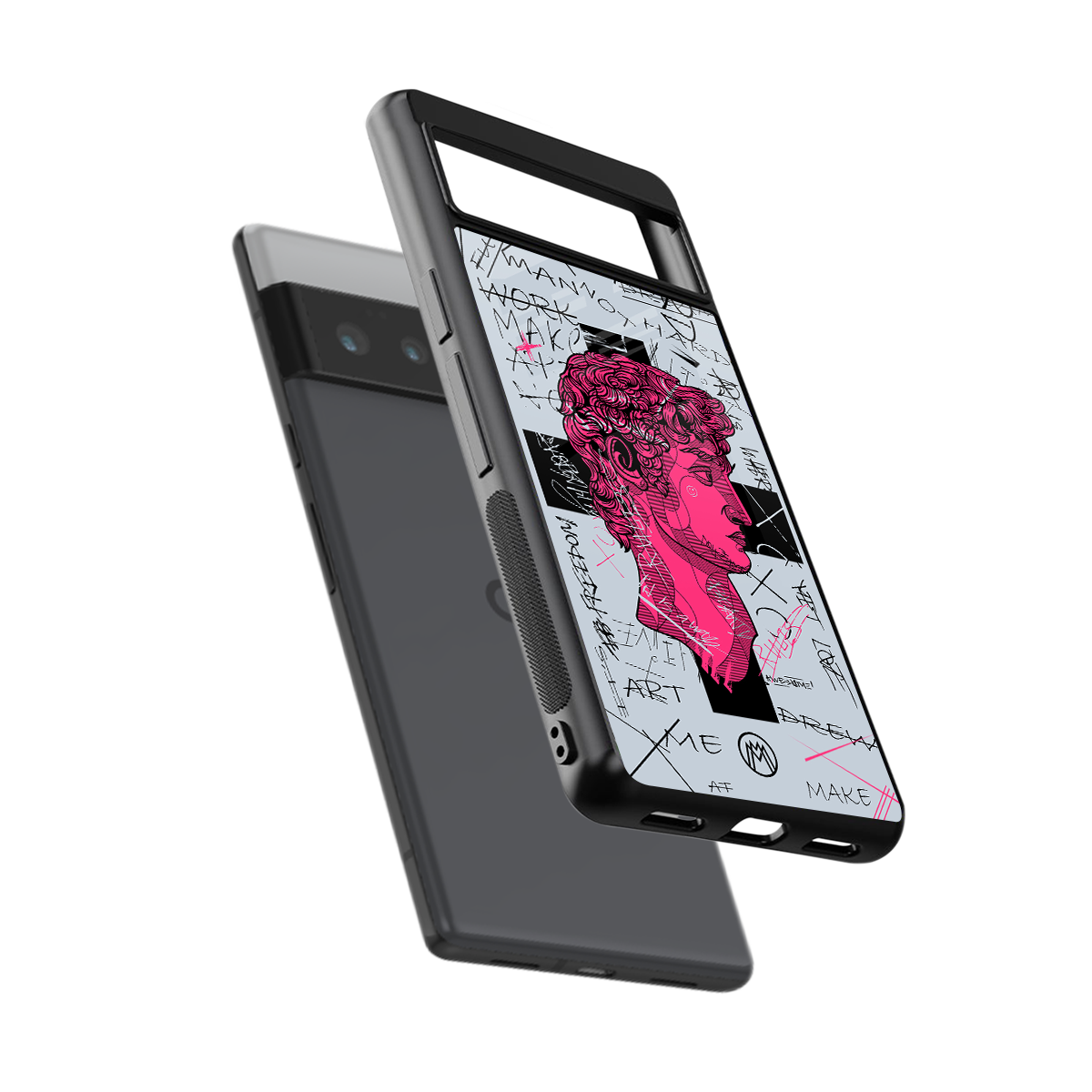 lost in reality david back phone cover | glass case for google pixel 6 pro