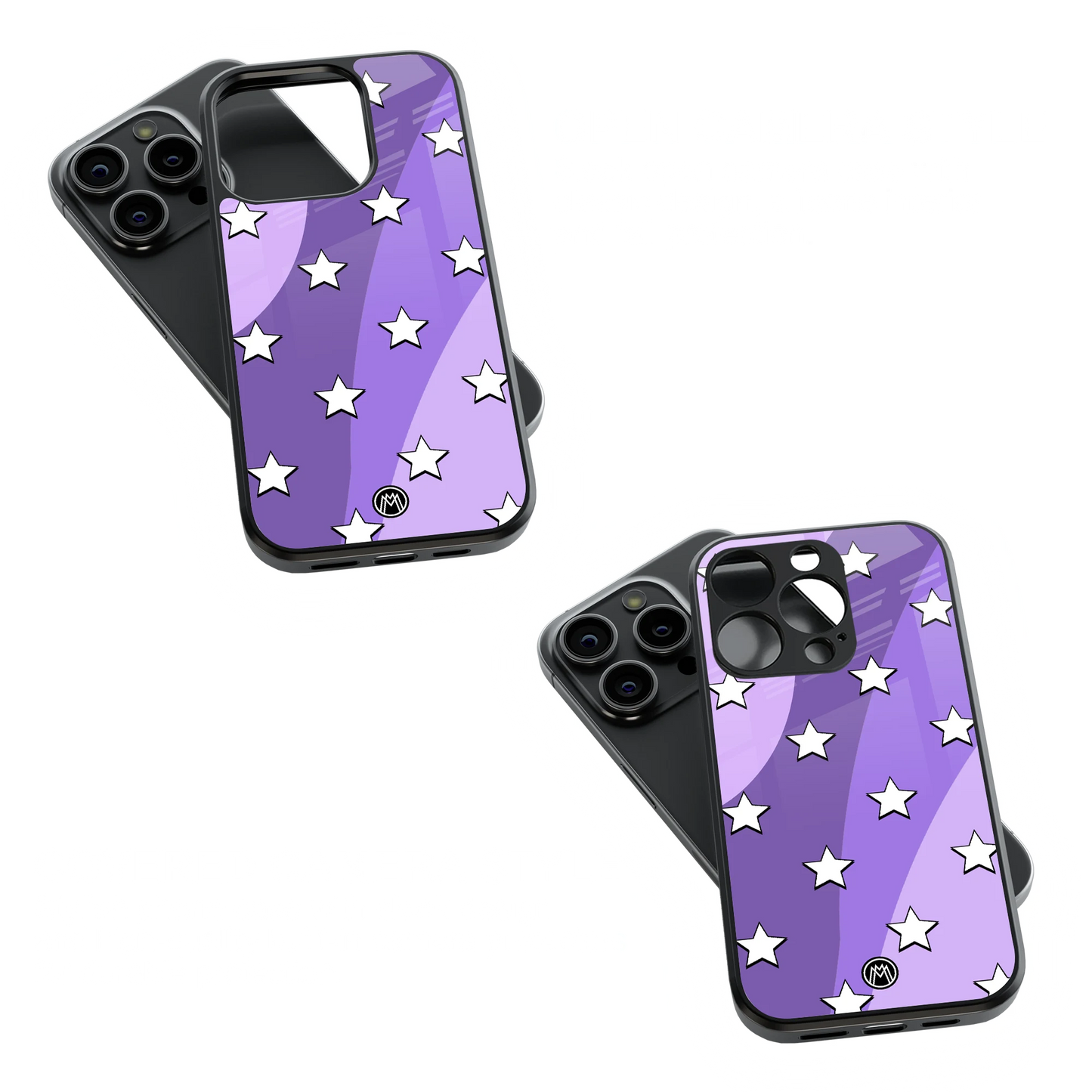Trendy Glass Back Mobile Case for iPhone, Samsung, Redmi, OnePlus, Google Pixel, Motorola