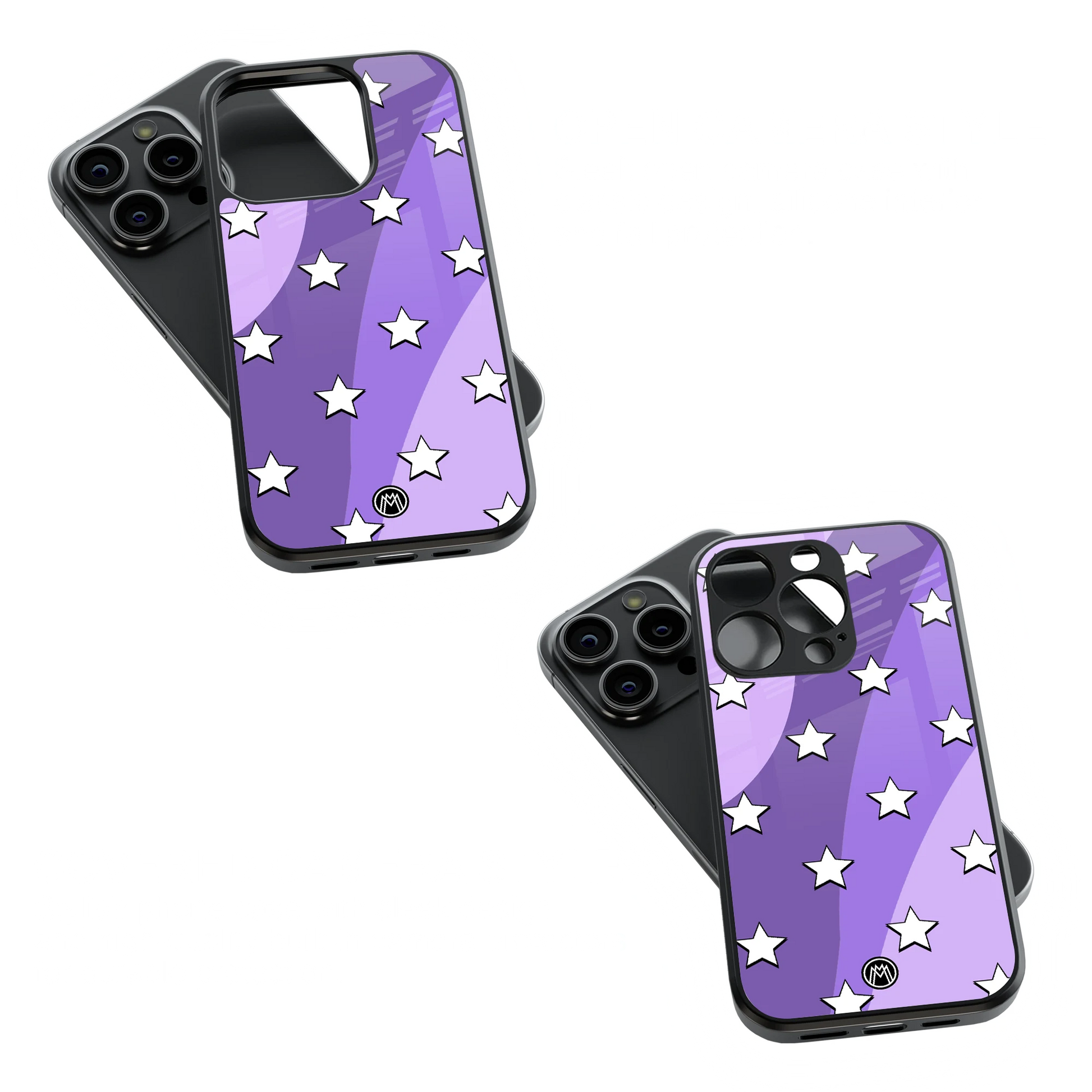 Trendy Glass Back Mobile Case for iPhone, Samsung, Redmi, OnePlus, Google Pixel, Motorola