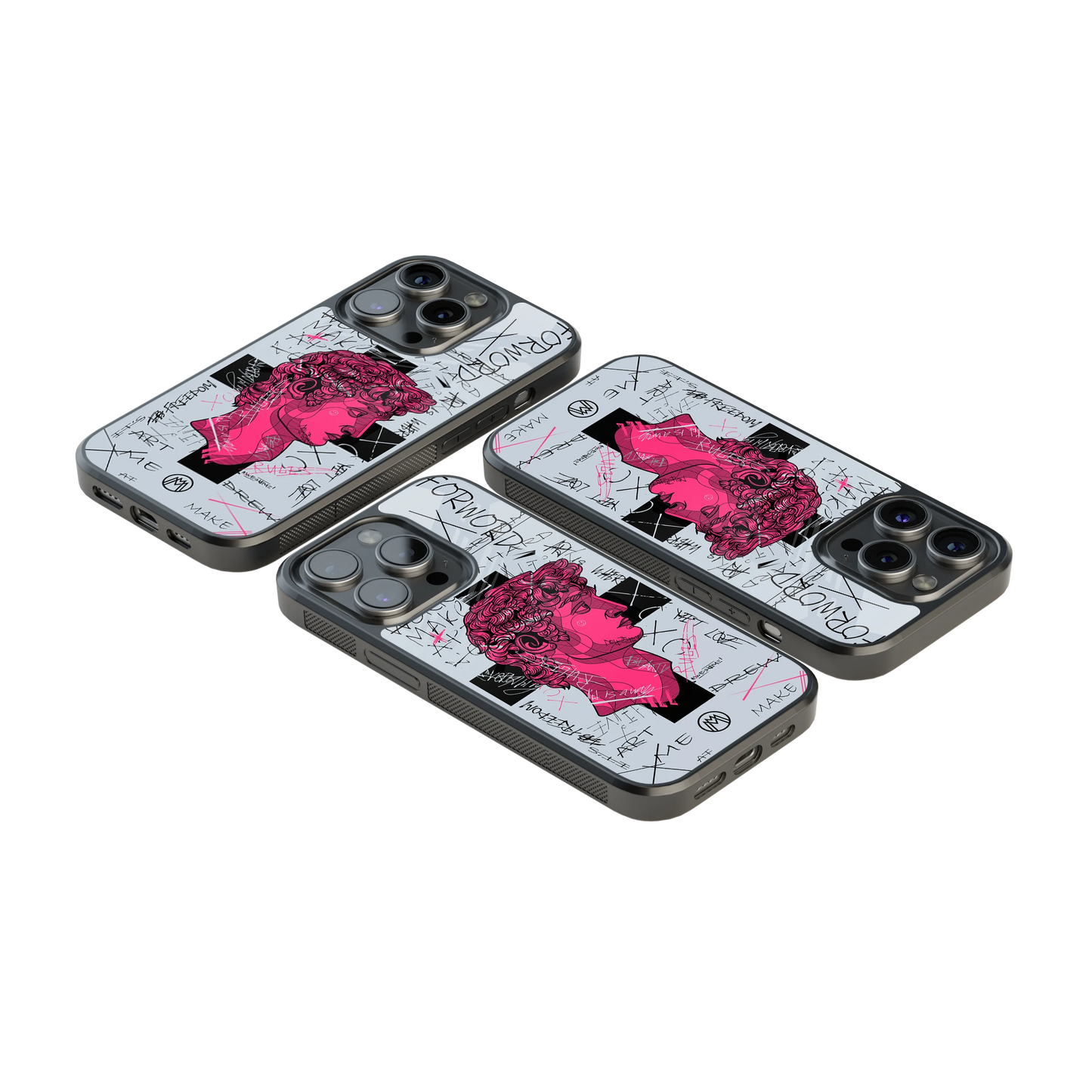 Luxury Glass Back Mobile Cover for iPhone, Samsung Galaxy, OnePlus, Pixel, Redmi & More