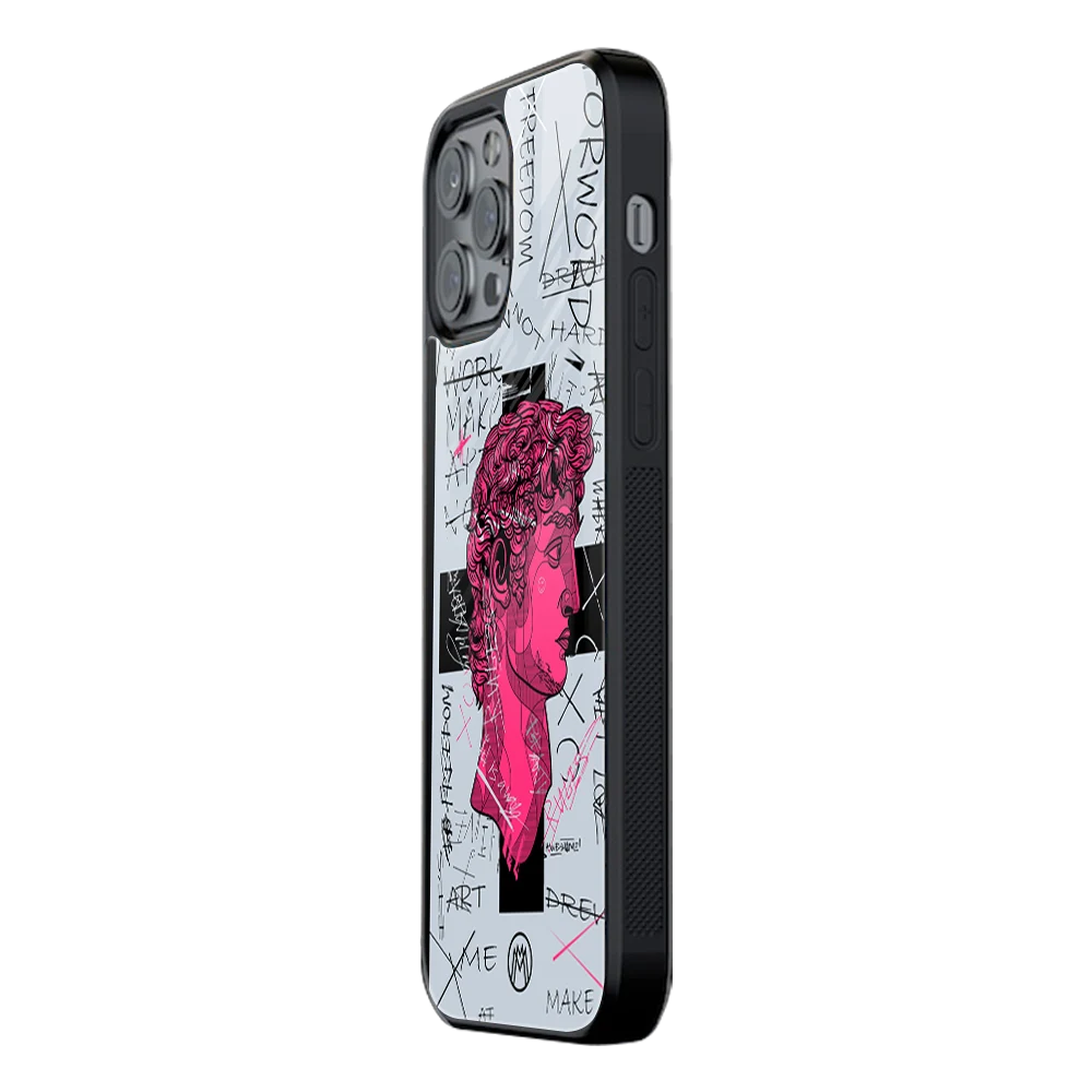 Slim Glass Back Phone Case for Multiple Brands โ iPhone, Samsung, Redmi, OnePlus, Oppo, Vivo