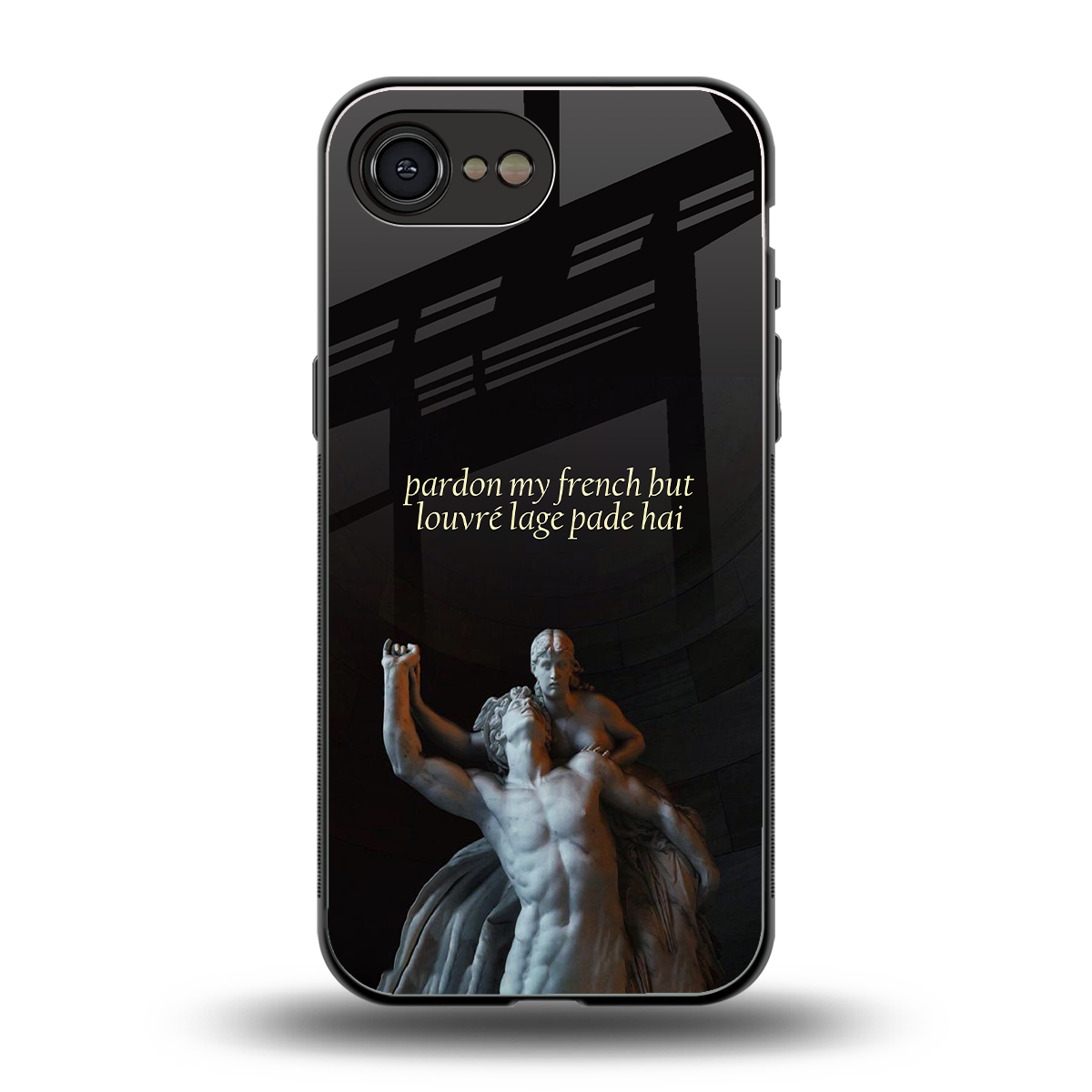 louvre back phone cover | glass case for iphone 16e
