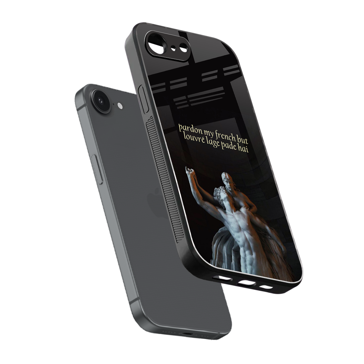 louvre back phone cover | glass case for iphone 16e