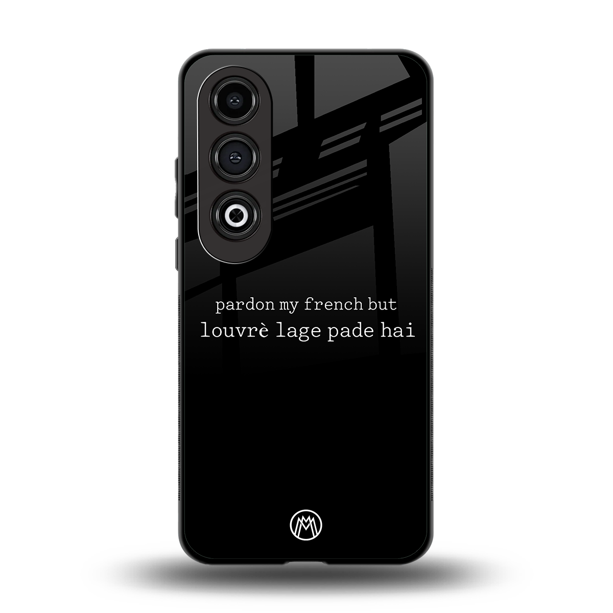 louvre lage pade hai back phone cover | glass case for oneplus nord ce 4
