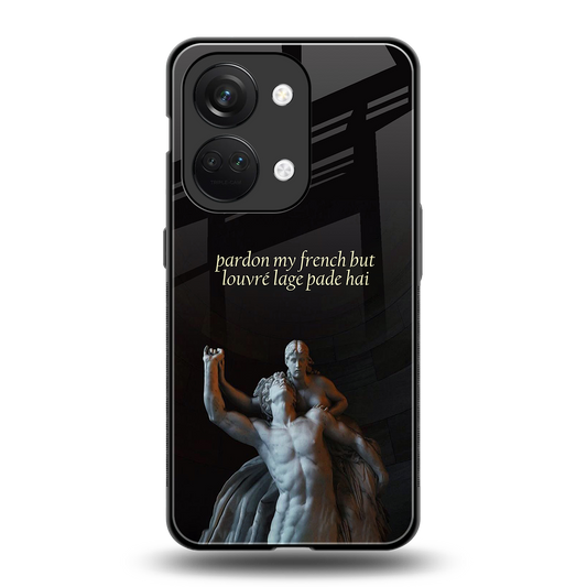 louvre back phone cover | glass case for oneplus nord 3