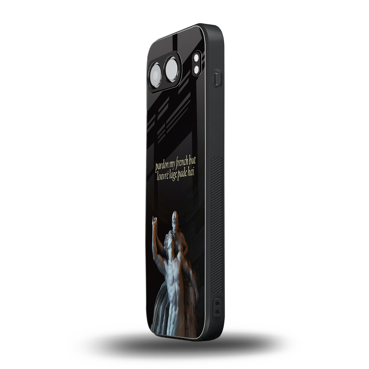 louvre back phone cover | glass case for oneplus nord 4