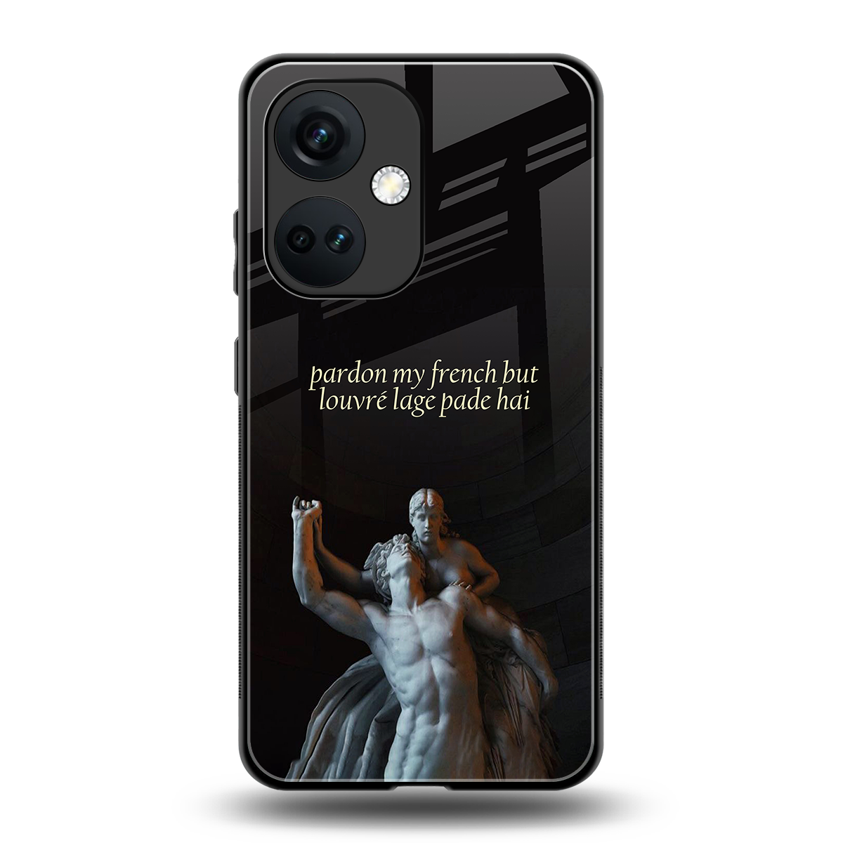 louvre back phone cover | glass case for oneplus nord ce 3
