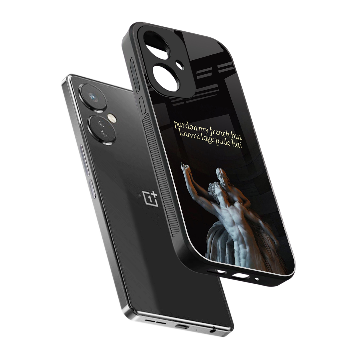 louvre back phone cover | glass case for oneplus nord ce 3