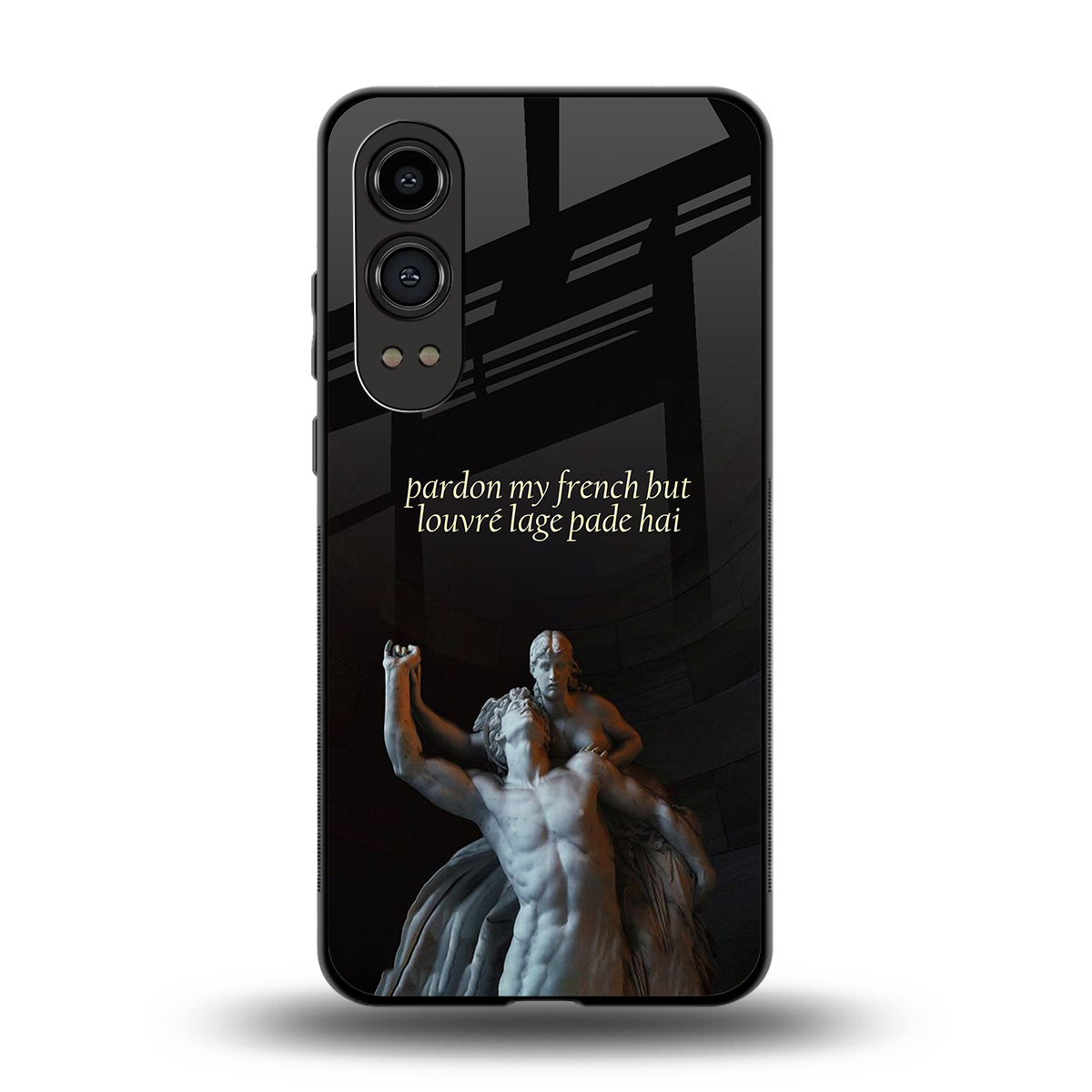 louvre back phone cover | glass case for oneplus nord ce 4 lite
