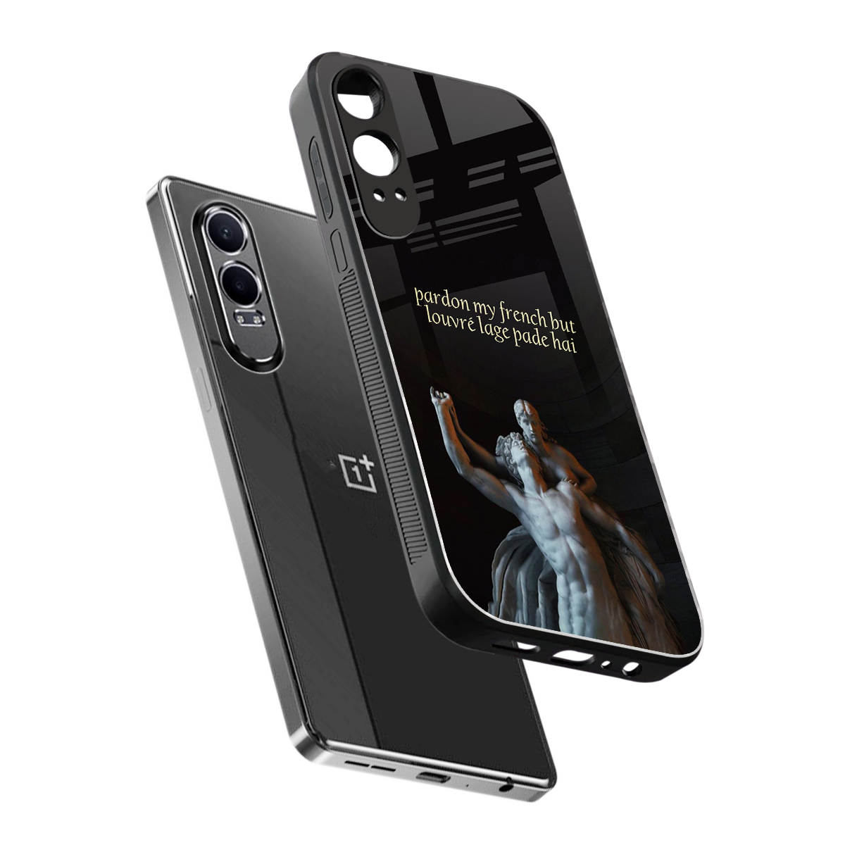 louvre back phone cover | glass case for oneplus nord ce 4 lite
