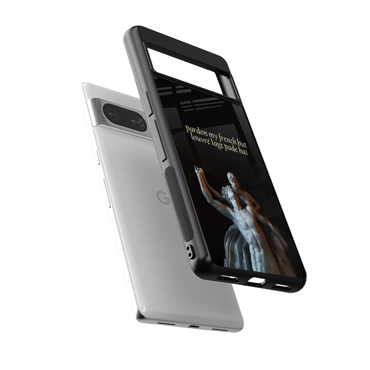 louvre back phone cover | glass case for Google Pixel 8
