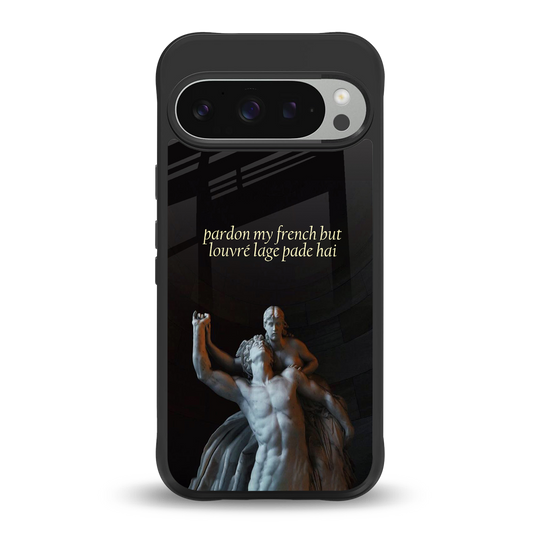 louvre back phone cover | glass case for google pixel 9 pro