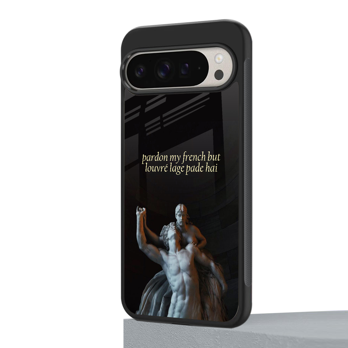 louvre back phone cover | glass case for google pixel 9 pro xl
