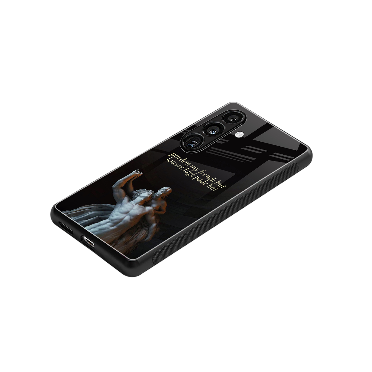 louvre back phone cover | glass case for samsung galaxy s23 plus