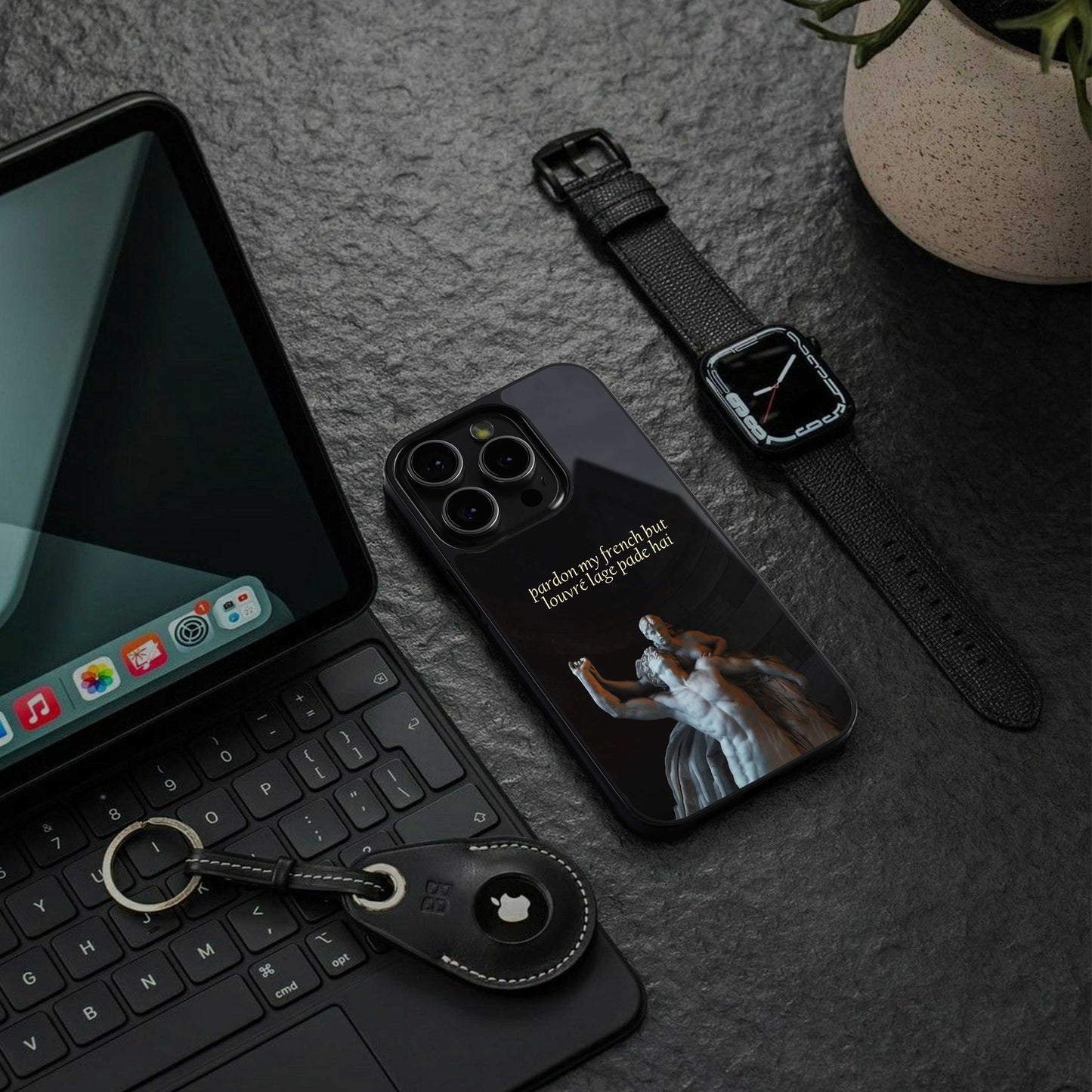 louvre back phone cover | glass case for samsung galaxy s25